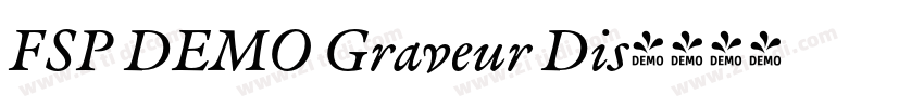 FSP DEMO Graveur Dis字体转换